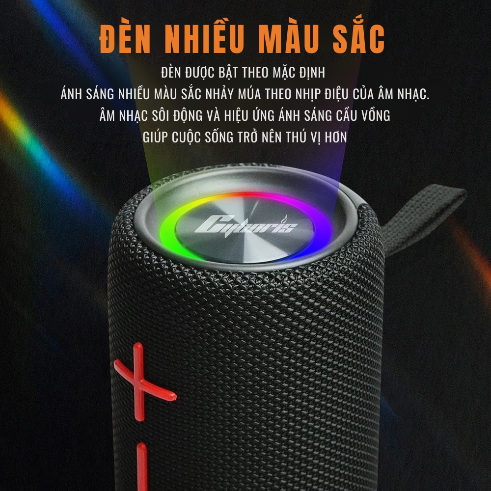 Loa Bluetooth chính hãng 2 trong 1 Cyboris S11 | Tách Rời Nam Châm, Âm Thanh Hi-Fi