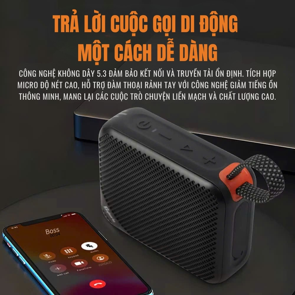 Loa Bluetooth Mini Cyboris T102 | 5W, Siêu Nhẹ, Nhiều Màu Sắc, Bảo hành 18 tháng