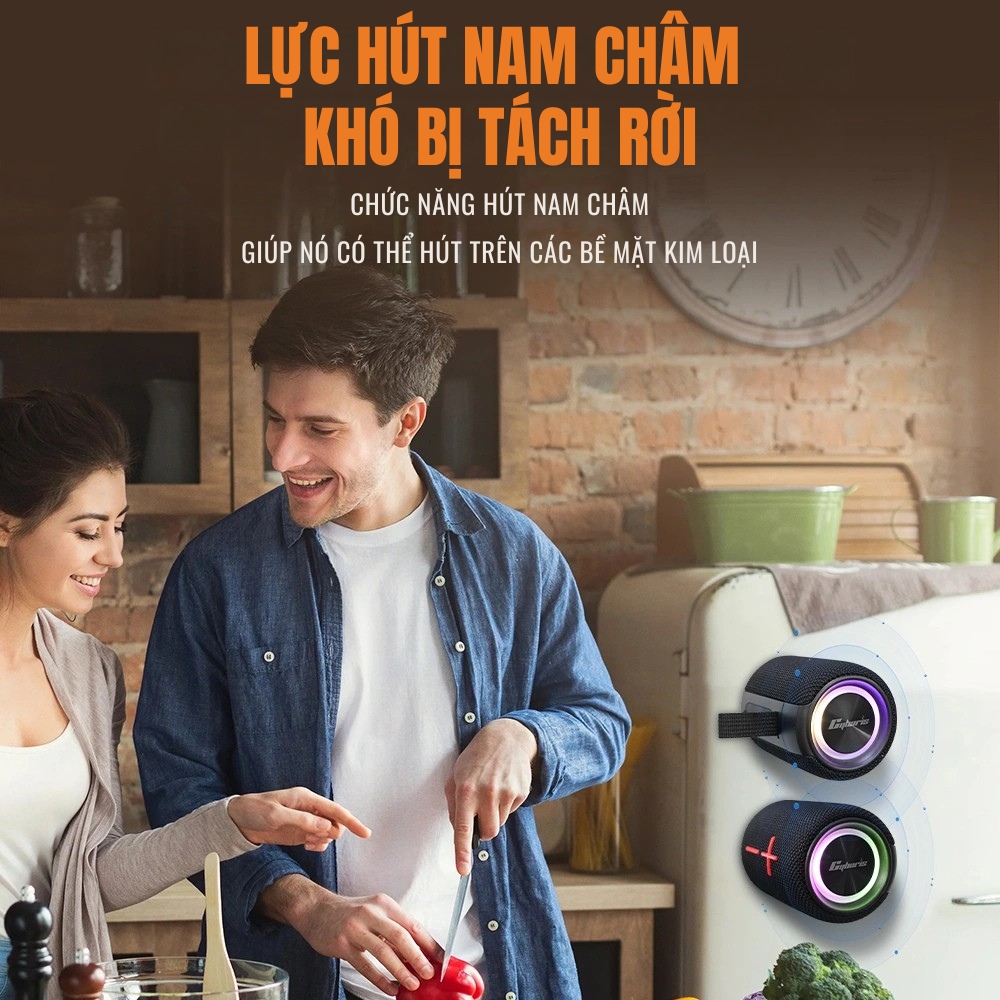 Loa Bluetooth chính hãng 2 trong 1 Cyboris S11 | Tách Rời Nam Châm, Âm Thanh Hi-Fi