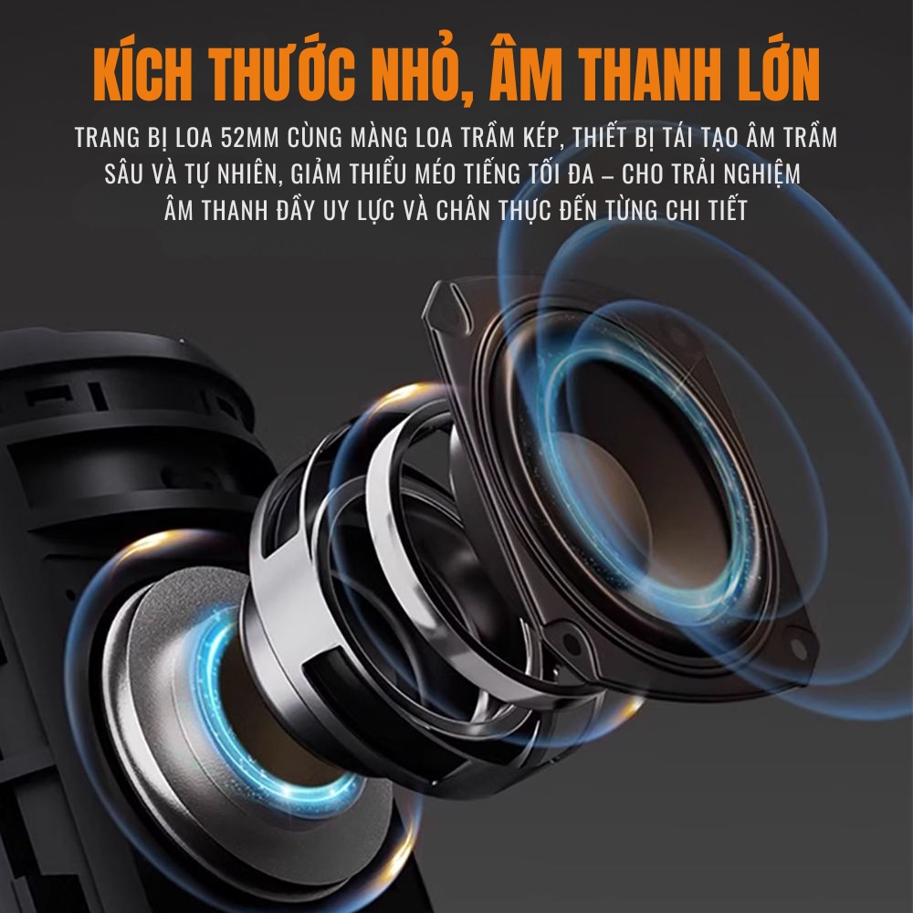 Loa Bluetooth Mini Cyboris S1 | 10W, Đèn RGB, Siêu Nhỏ Gọn