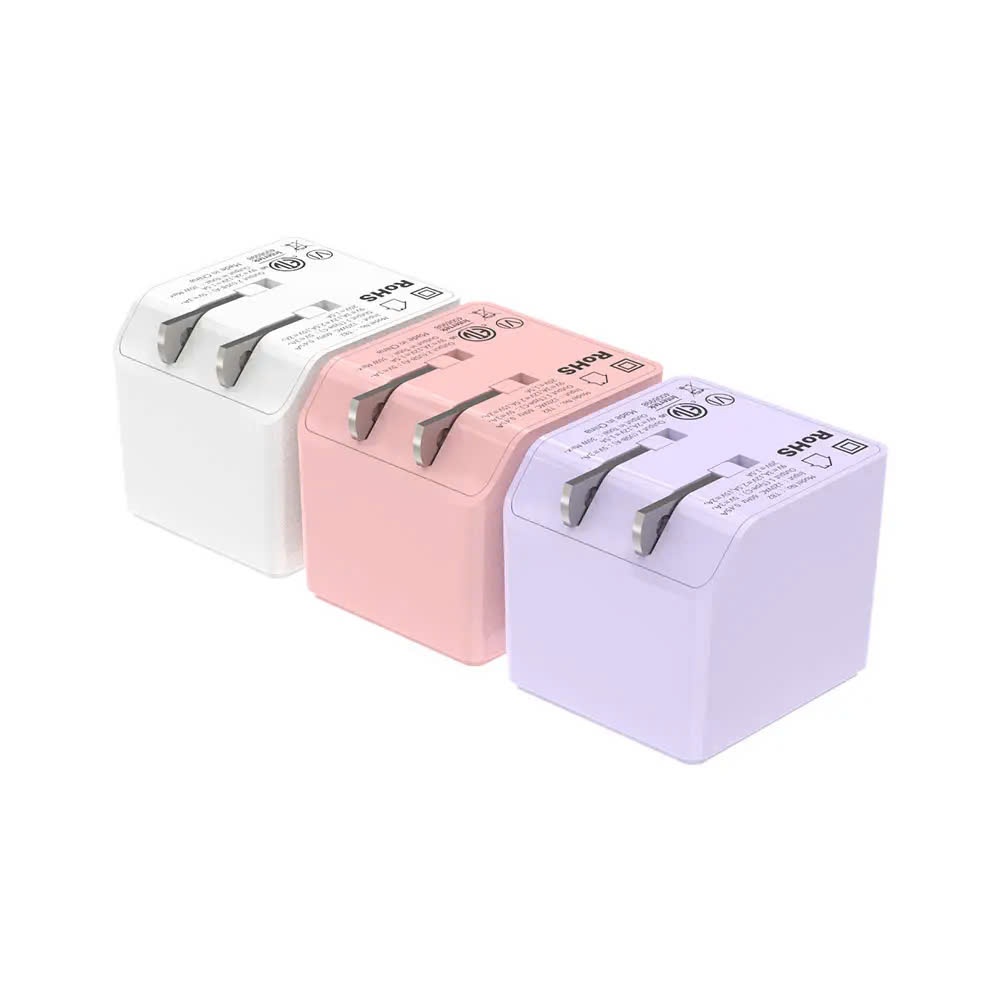 Cốc Sạc Mini CS-PD22W HubbSmart,  2 Cổng, Sạc Nhanh PD/QC 3.0, Siêu Nhỏ Gọn, Chính Hãng, BH 18 Tháng