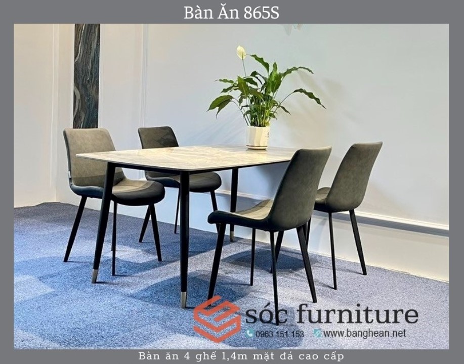 Bàn Ăn 4 Ghế Hiện Đại 865S