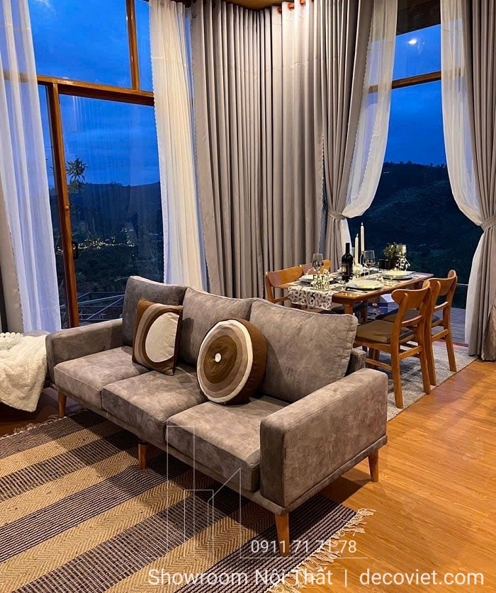 Bàn Ăn Gỗ 4 Ghế Đẹp 2035S