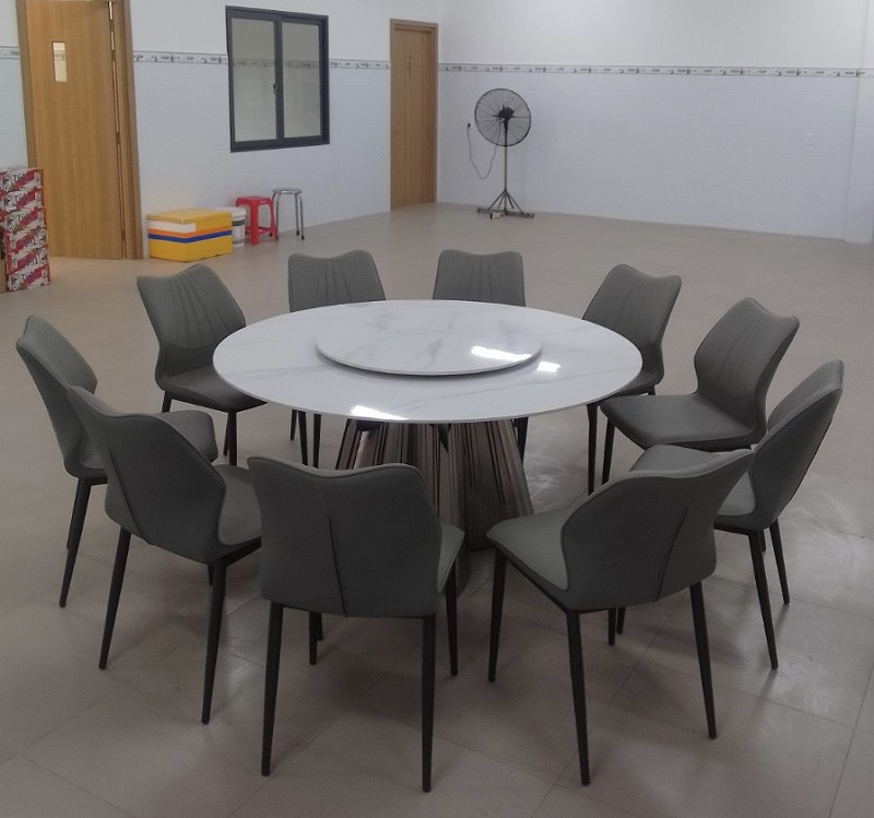 Bàn Ăn Tròn 10 Ghế Đẹp 1711S