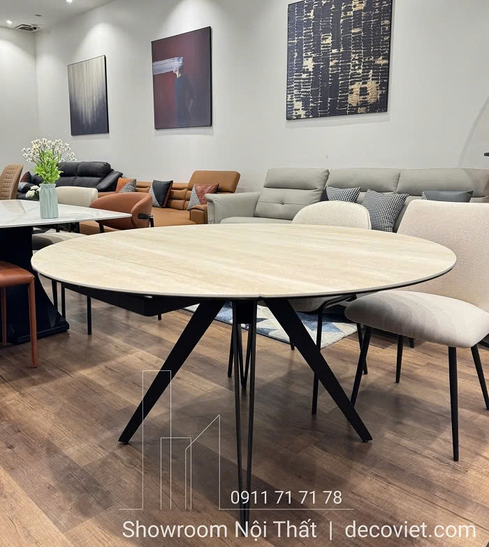 Bàn Ăn Tròn Mặt Đá Thông Minh 2470S