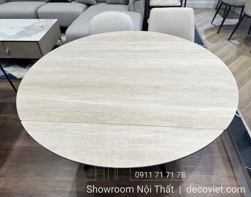 Bàn Ăn Tròn Mặt Đá Thông Minh 2470S