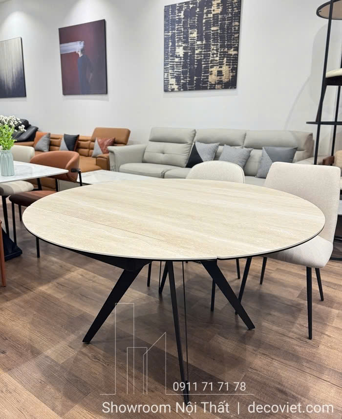 Bàn Ăn Tròn Mặt Đá Thông Minh 2470S