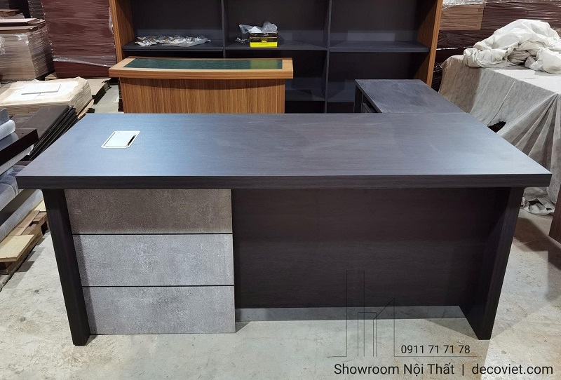 bàn làm việc giám đốc gỗ chữ L