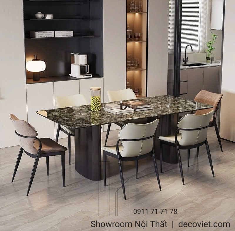 Bộ Bàn Ăn Mặt Đá Cao Cấp 2766S