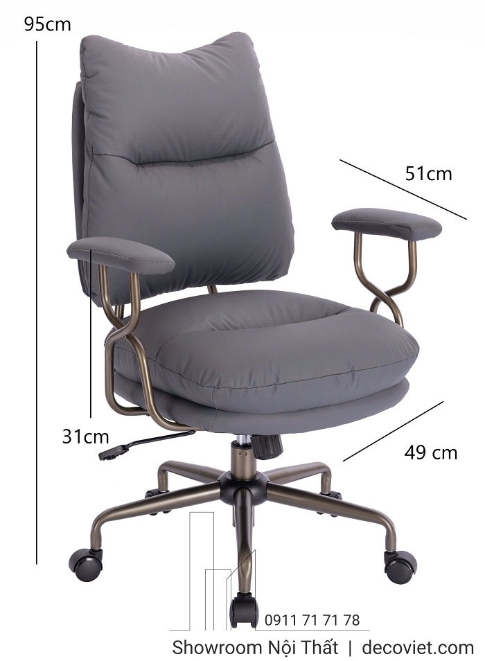 Ghế Làm Việc Trưởng Phòng 304T