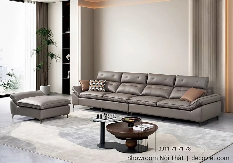 Sofa đẹp nhập khẩu bọc da mềm mại 
