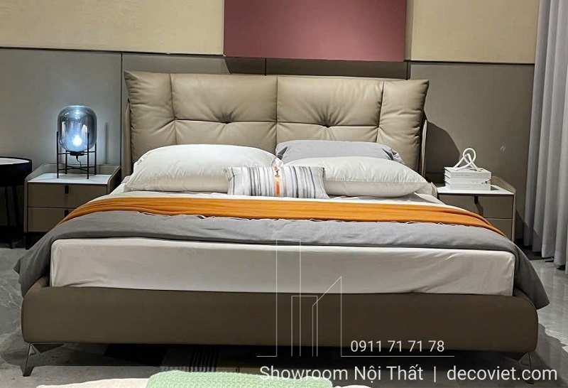 giường ngủ bọc da cao cấp 