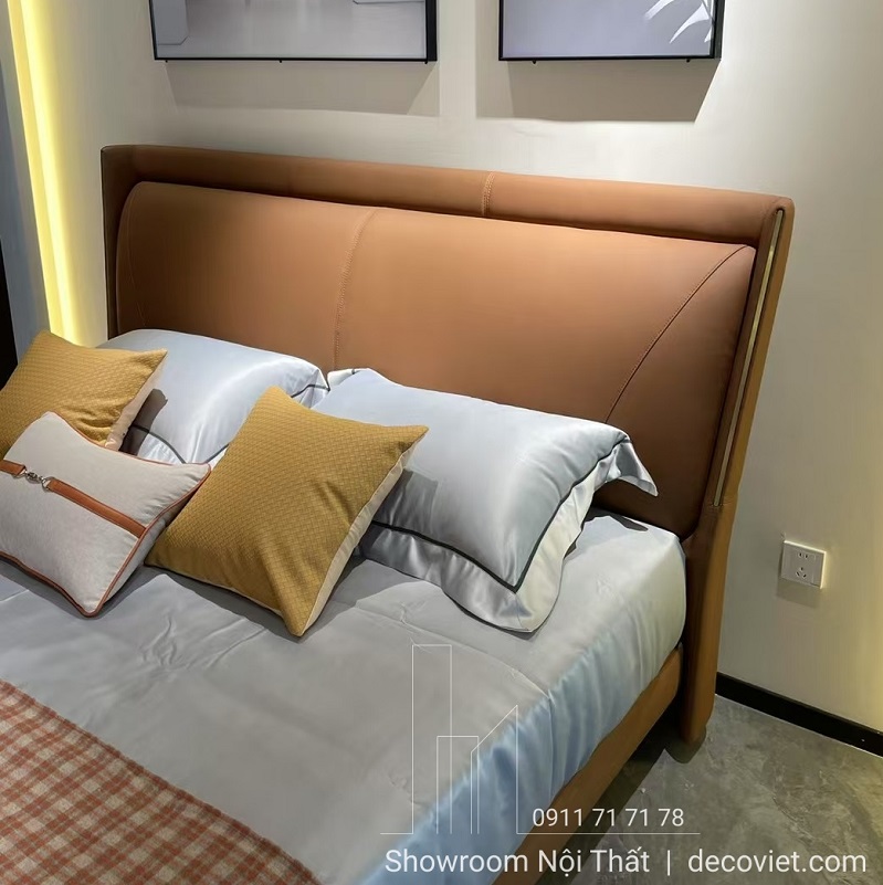 giường da đường nét tinh tế