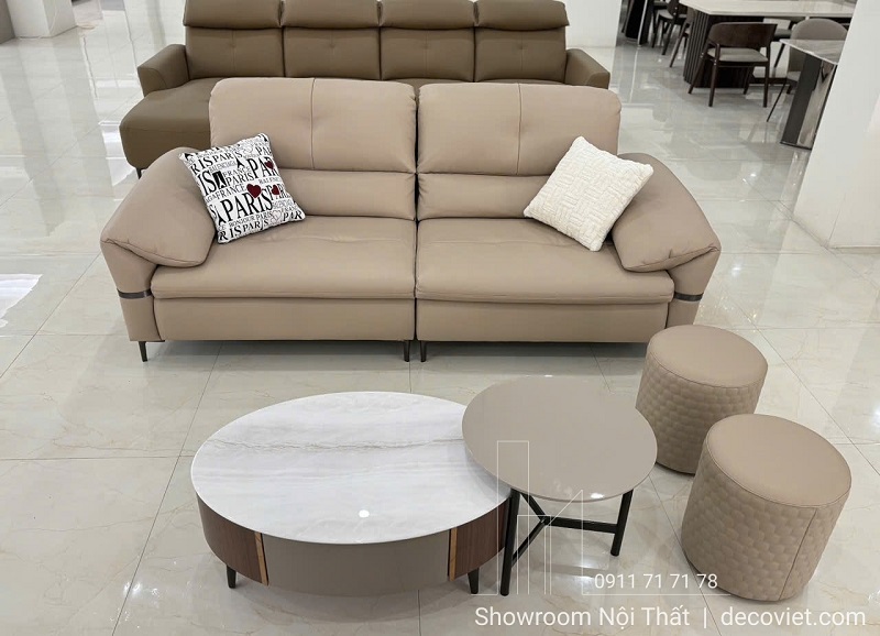 sofa 2 chỗ bọc da cao cấp