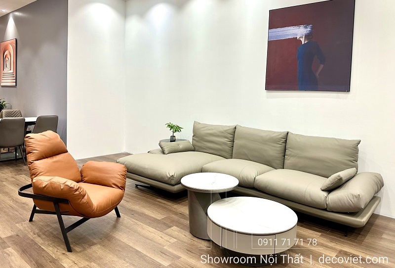 Sofa Da Bò Thật Giá Rẻ 835T