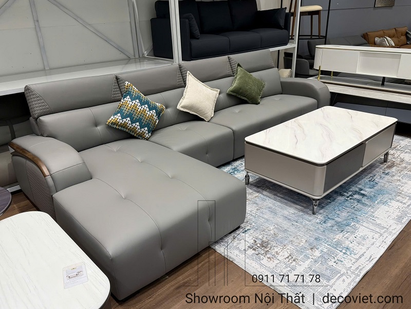 Sofa Da Cao Cấp Phòng Khách 1067T