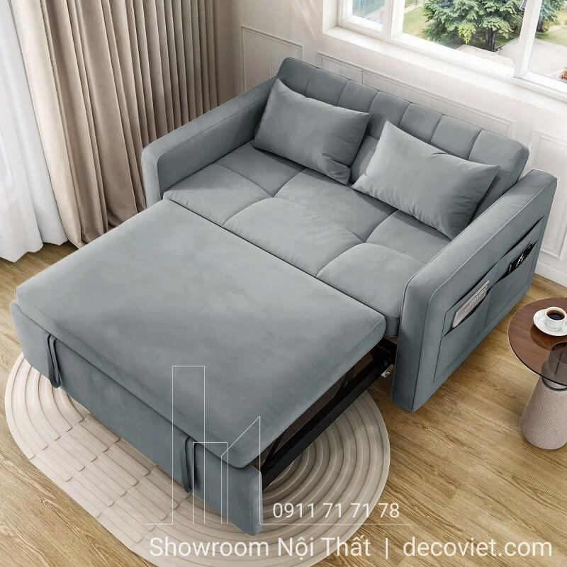 sofa bed gấp gọn tiết kiệm không gian khi không sử dụng 