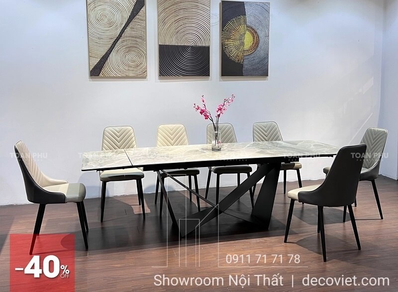 bàn ăn trượt mở rộng thiết kế đa dạng mẫu mã, phong cách