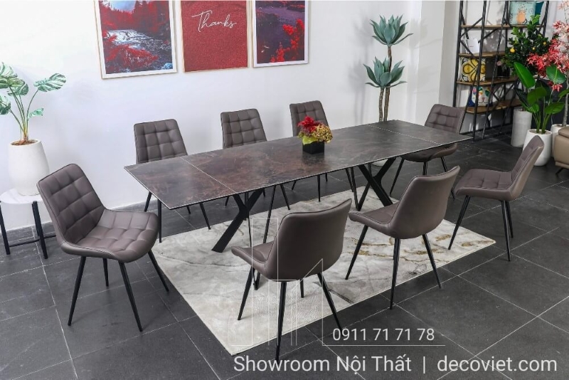 Bàn ăn mở rộng thiết kế đẹp
