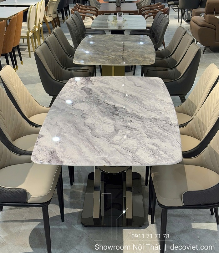 Bàn Ăn 6 Ghế Mặt Đá Hiện Đại 2724S