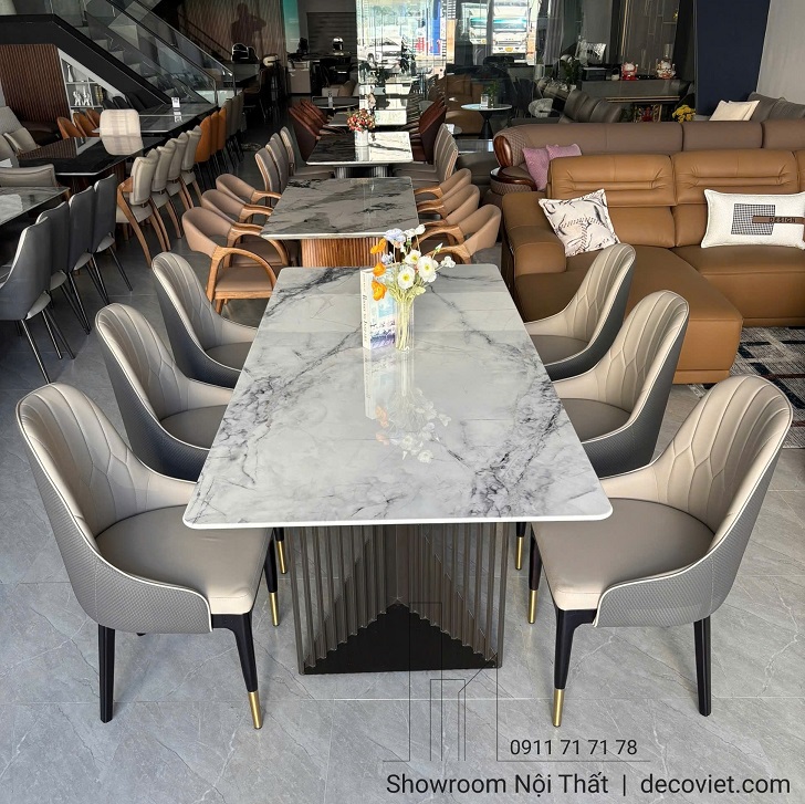 Bàn Ăn 6 Ghế Mặt Đá Nhập Khẩu 2856S