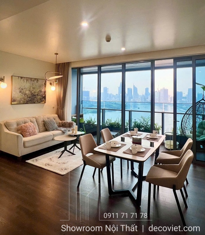 Bàn Ăn Kết Hợp Bếp Từ Hiện Đại 2378S