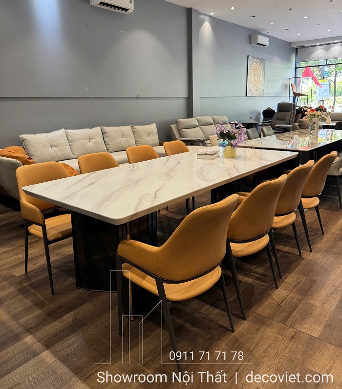 Bàn Ăn Mặt Đá Chân Inox 2516S