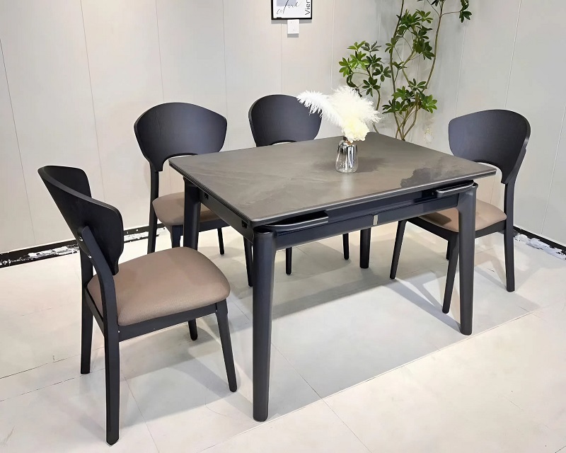 Bàn Ăn Mặt Đá Kéo Dài 6 Ghế 2780S