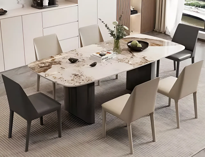 Bàn Ăn Mặt Đá Nhập Khẩu 2027S