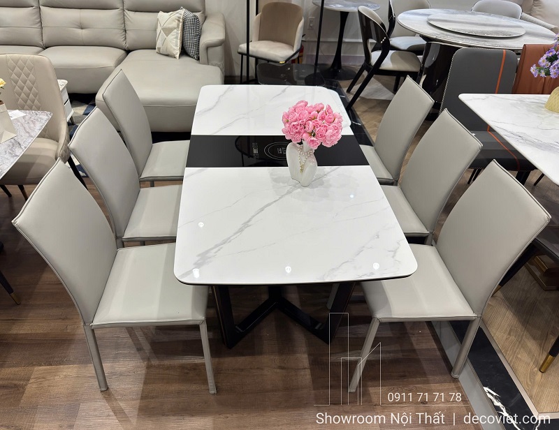 Bàn Ăn Mặt Đá Thông Minh 2819S