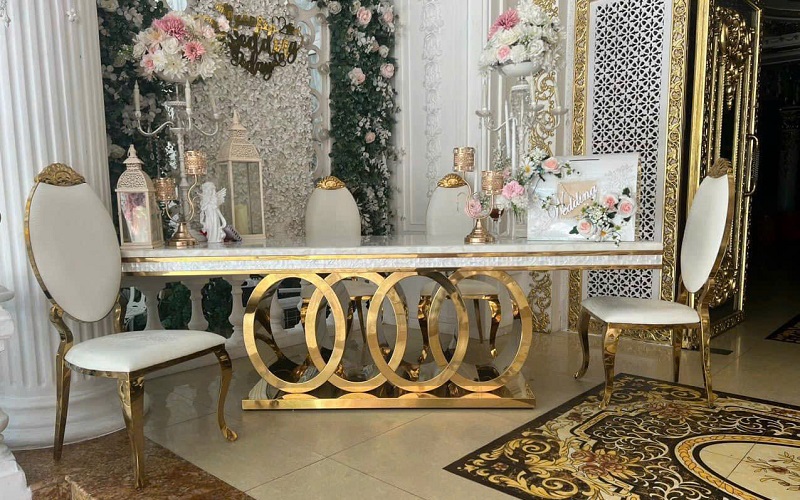 Bàn Ăn Tân Cổ Điển 4 Ghế 2366S