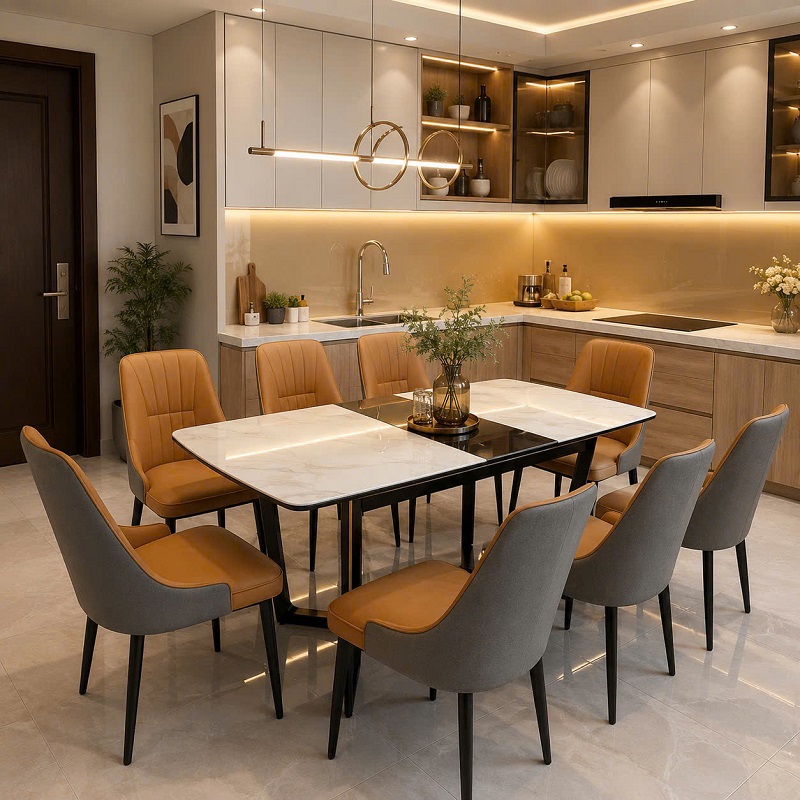 Bàn Ăn Tích Hợp Bếp Điện Từ Thông Minh 2945S