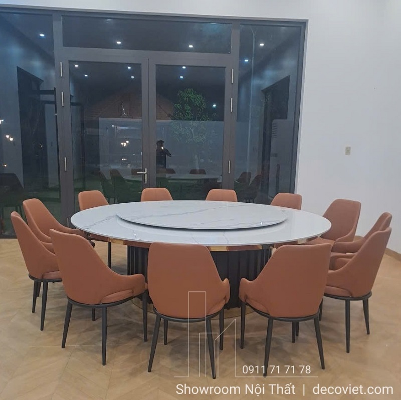 Bàn Ăn Tròn 12 Ghế Nhập Khẩu 2785S