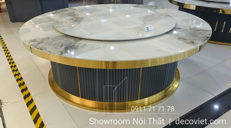 Bàn Ăn Tròn Nhà Hàng 18 Ghế 2025S
