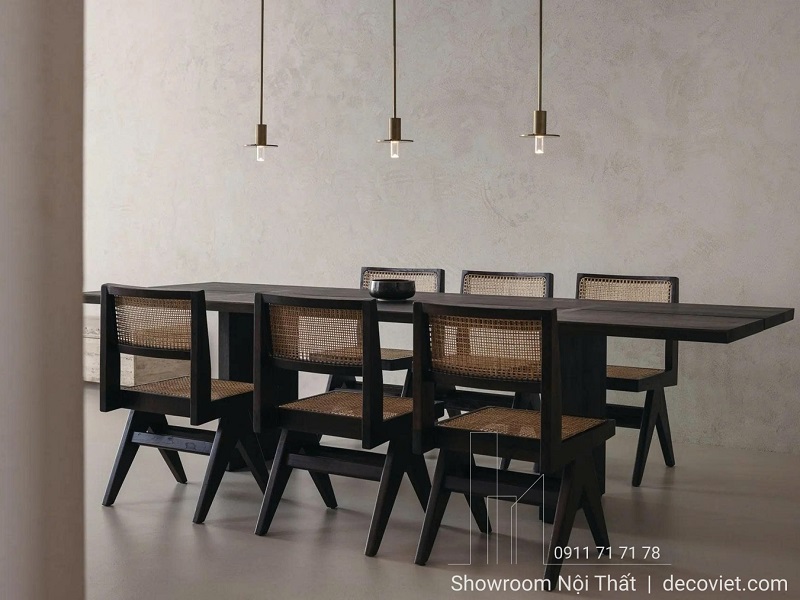 Bàn Ghế Ăn Gỗ 6 Người 2752S