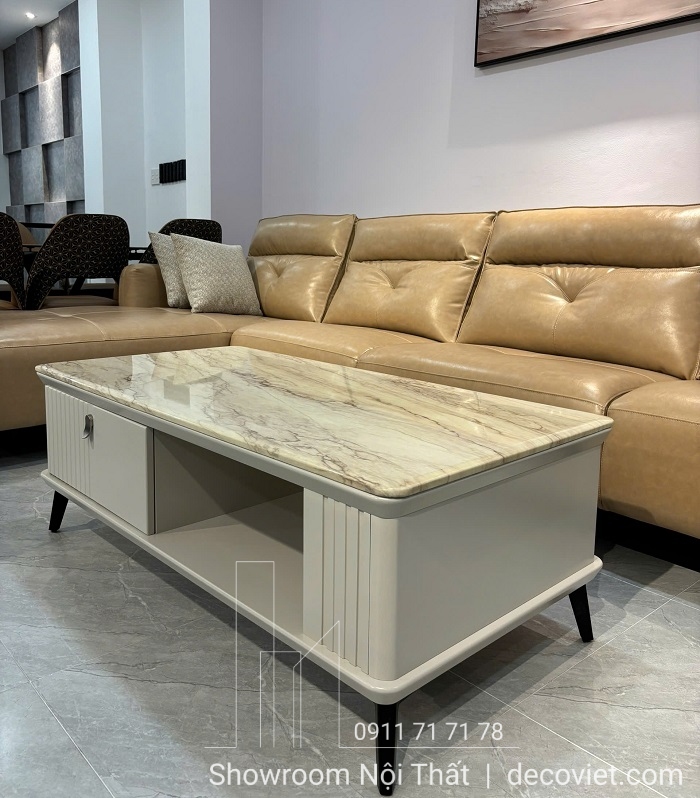 Bàn Trà Mặt Đá Cao Cấp 401S hiện đại, tinh tế