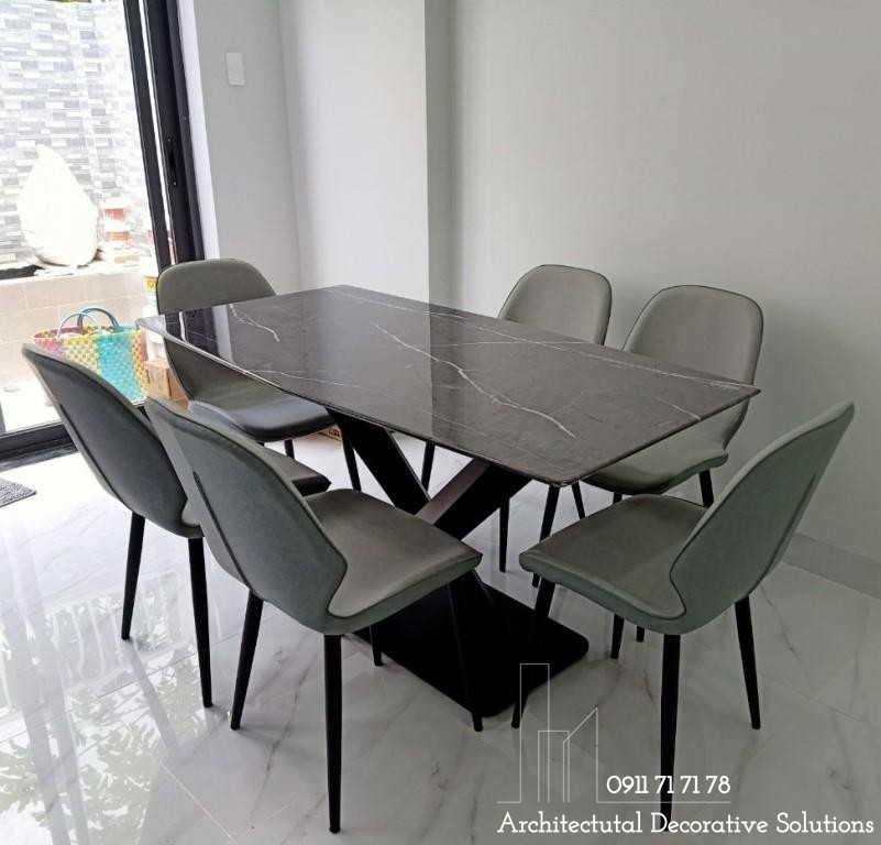 Bàn Ăn Mặt Đá 6 Ghế 511S