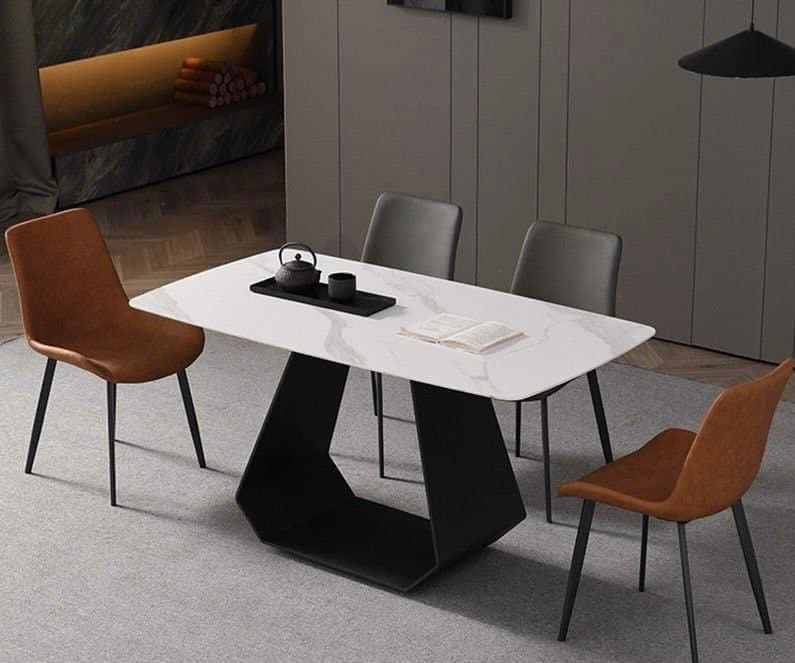 Bàn Ăn Hiện Đại Mặt Đá 837S
