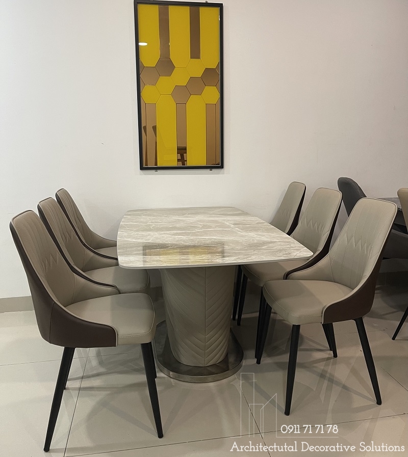 Bàn Ăn 6 Ghế Mặt Đá 948S