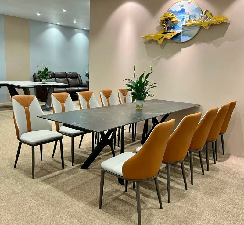 Bàn Ăn Kéo Dài 10 Ghế Hiện Đại 959S