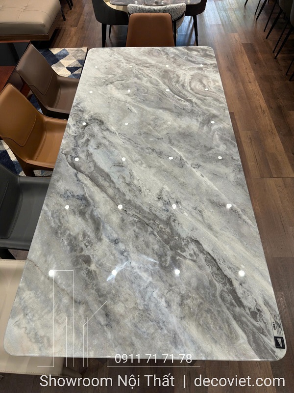 Bộ Bàn Ăn Mặt Đá 10 Người 2072S