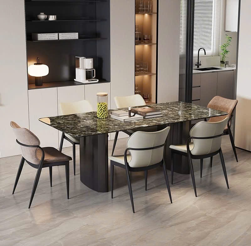 Bộ Bàn Ăn Mặt Đá Cao Cấp 2766S