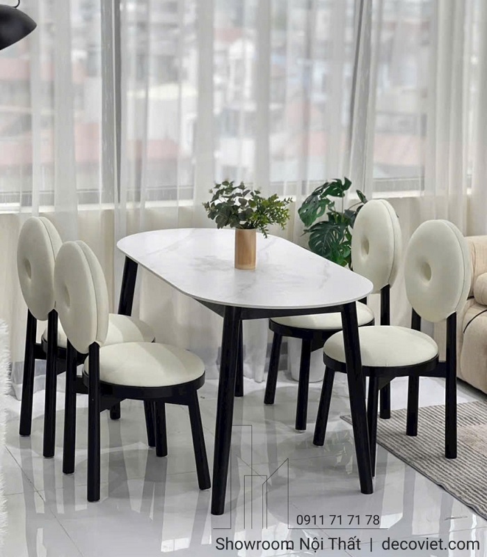 Bộ Bàn Ăn Mặt Đá Nhỏ 4 Ghế 2806S