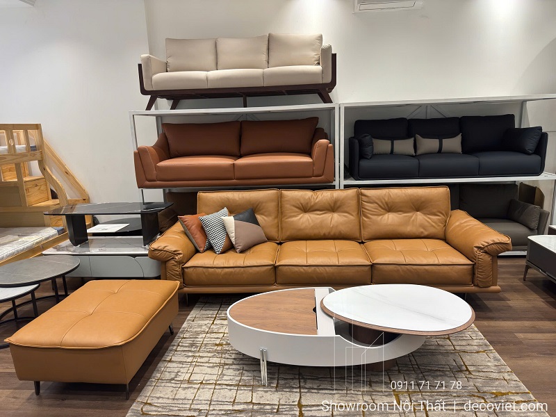 Ghế Sofa Bọc Da Cao Cấp 1093T