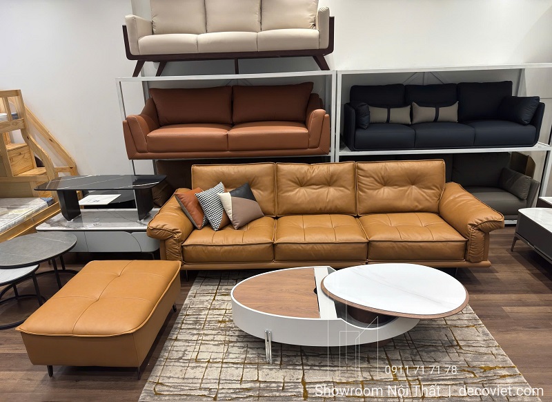 Ghế Sofa Bọc Da Cao Cấp 1093T