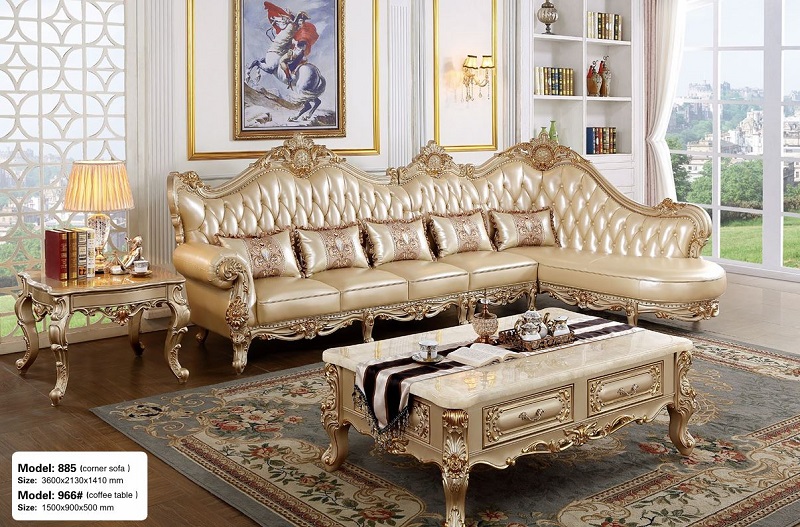 Ghế Sofa Tân Cổ Điển Đẹp 1082T