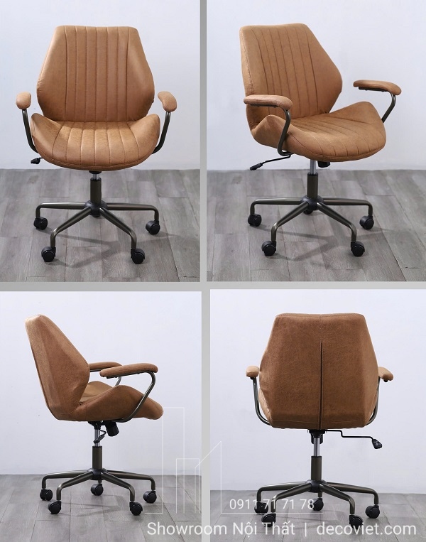 Ghế Văn Phòng Bọc Da 301T