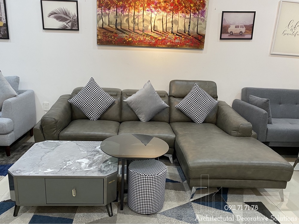 Sofa Da Bò Thật 437T