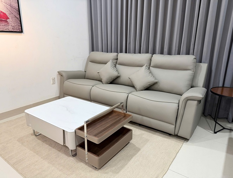 Sofa Bọc Da Chỉnh Điện 1128T