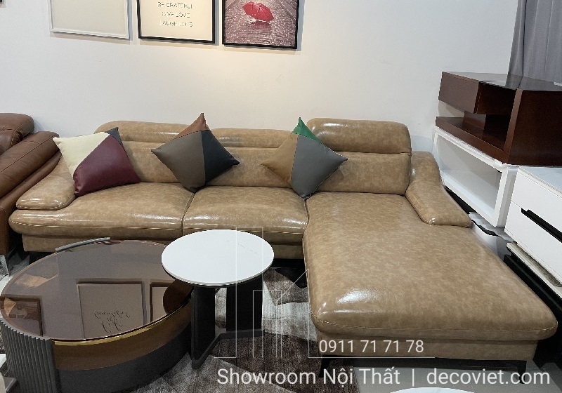 Sofa Da Bò Nhân Tạo Đẹp 666T